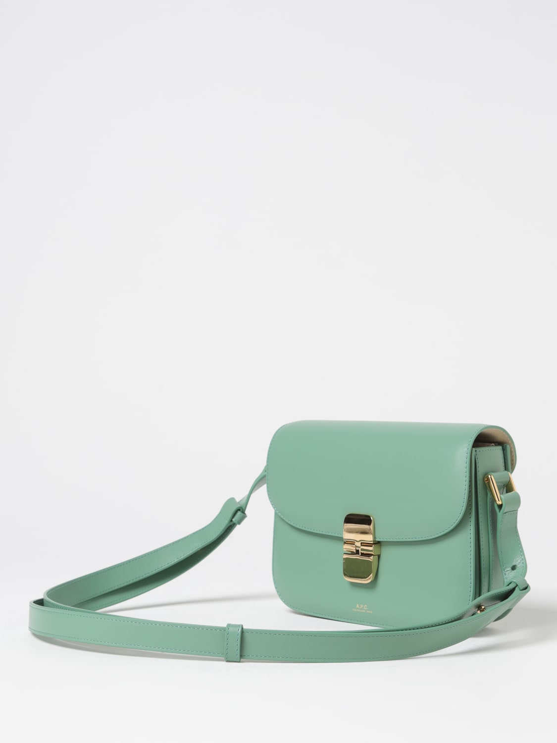 A.P.C. MINI SAC: Sac porté épaule femme A.P.C., Menthe - Img 4