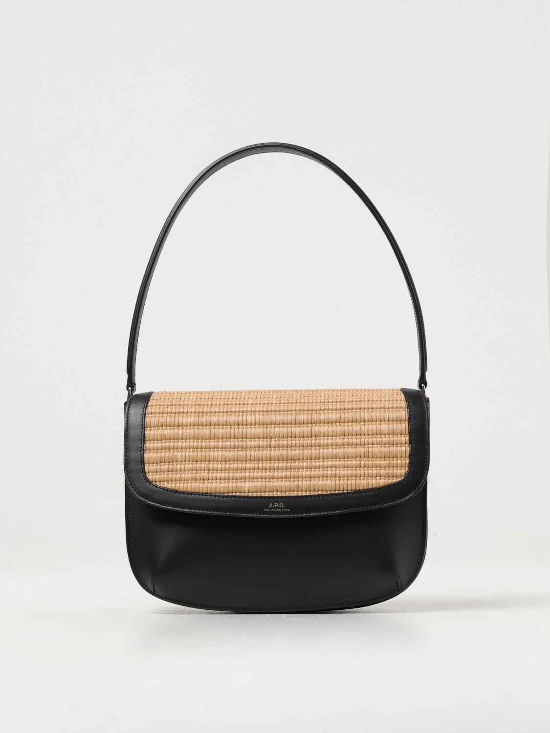 A.P.C. SHOULDER BAG: Shoulder bag woman A.P.C., Natural - Img 1