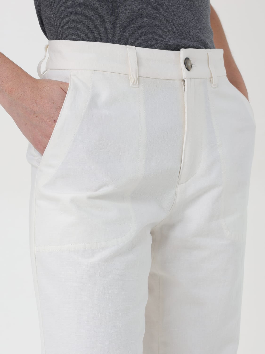 A.P.C. PANTS: Pants woman A.P.C., White - Img 3