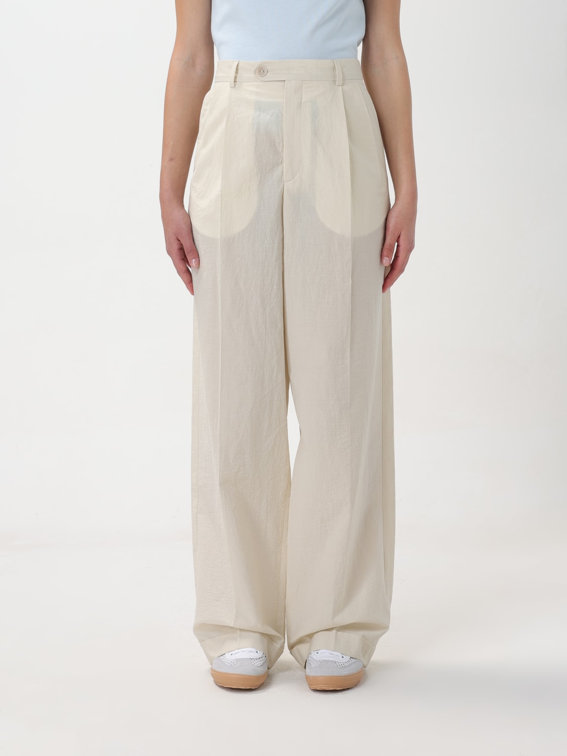 A.P.C. PANTS: Pants woman A.P.C., Yellow Cream - Img 1