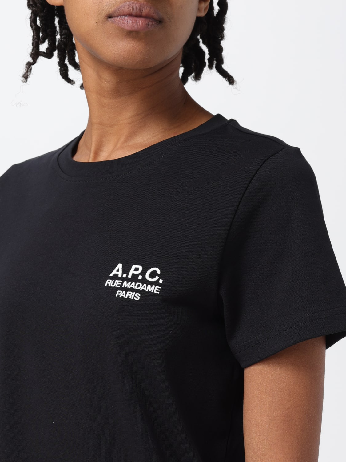 A.P.C. T-SHIRT: T-shirt femme A.P.C., Noir - Img 4