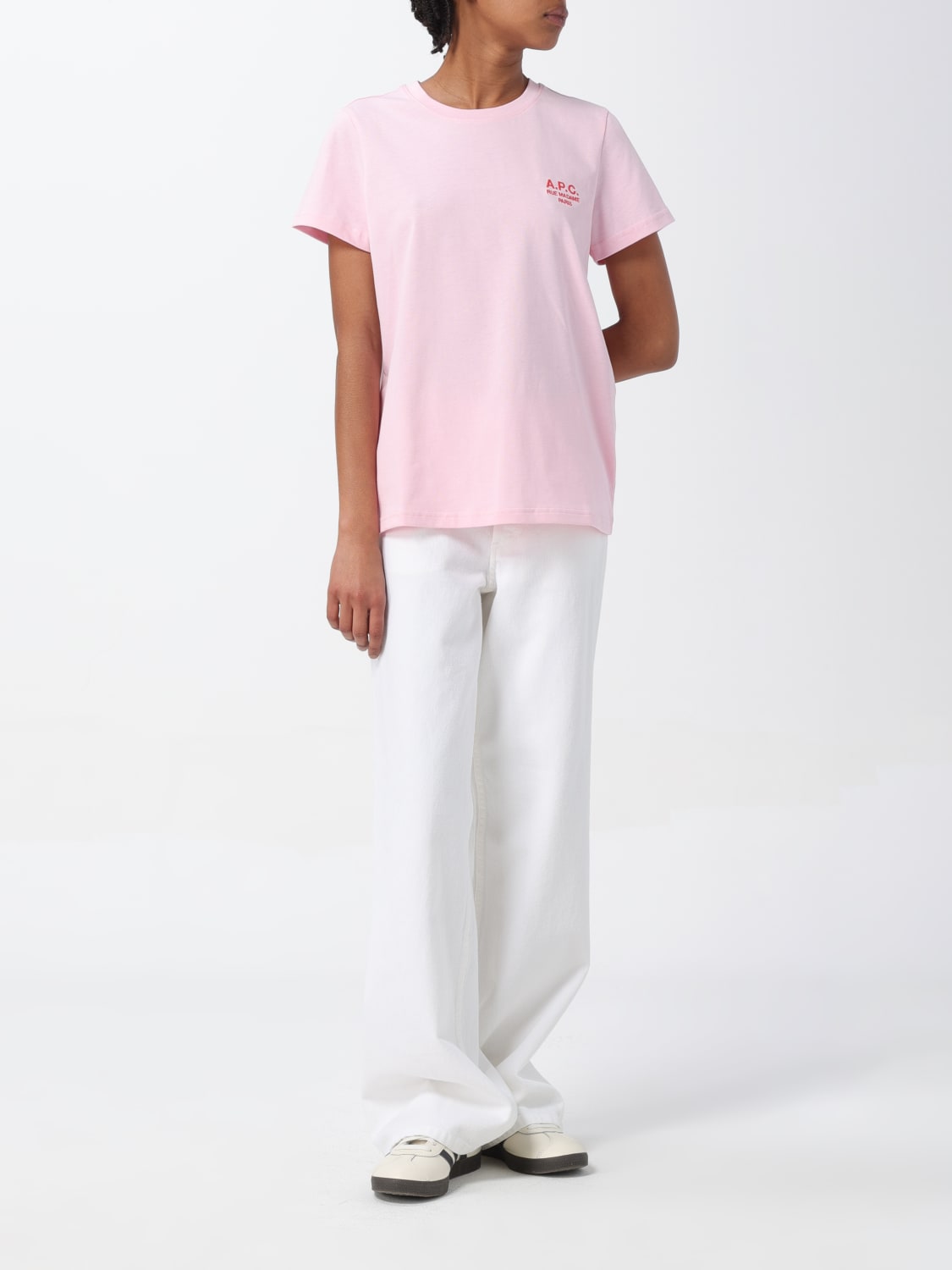 A.P.C. T-SHIRT: T-shirt woman A.P.C., Pink - Img 2