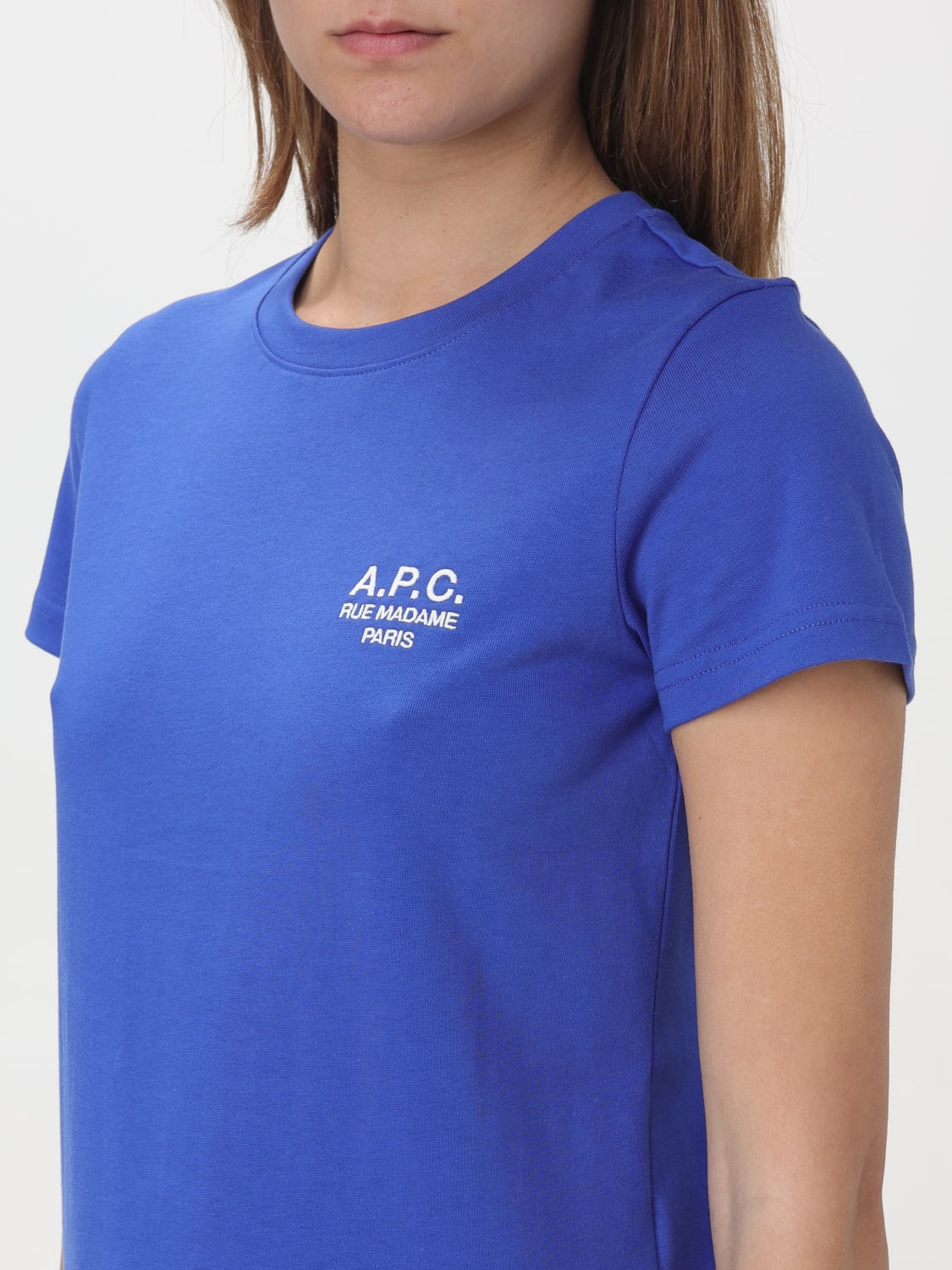 A.P.C. T-SHIRT: T-shirt damen A.P.C., Blau 1 - Img 3