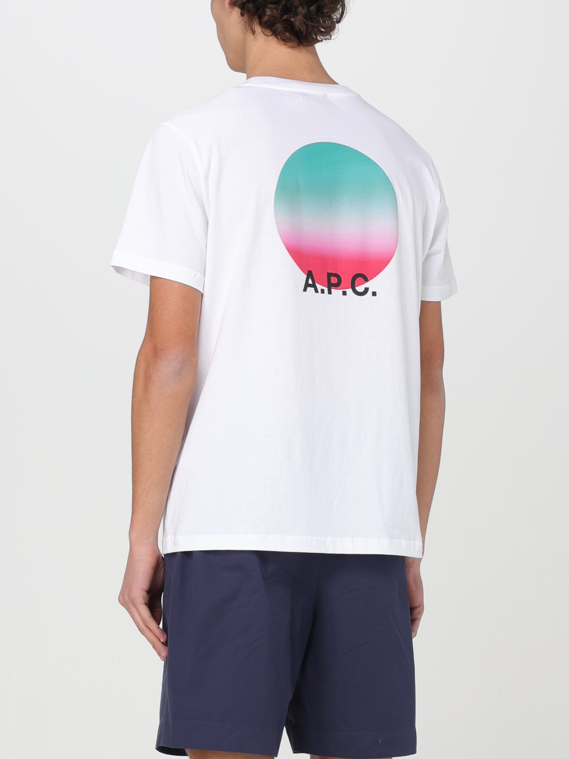 A.P.C. T-SHIRT: T-shirt men A.P.C., White - Img 2