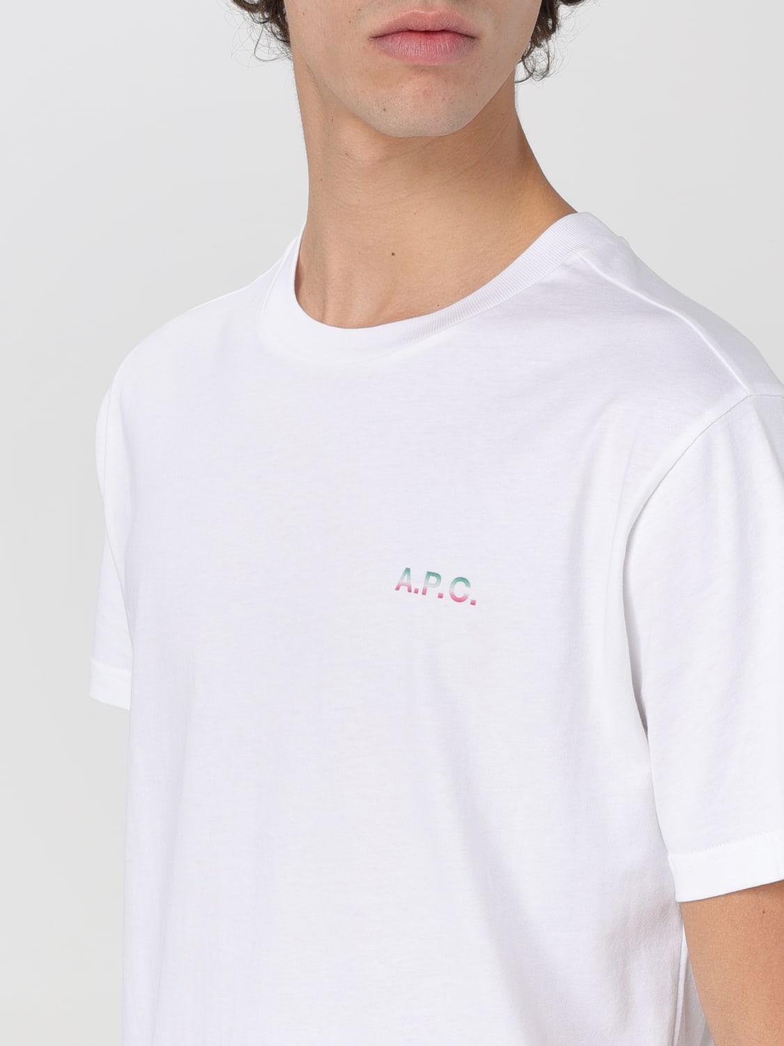 A.P.C. T-SHIRT: T-shirt men A.P.C., White - Img 3