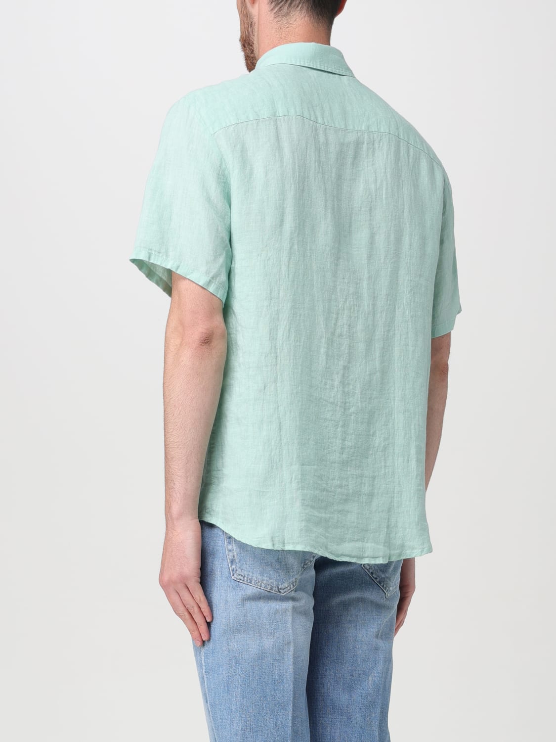 A.P.C. SHIRT: Shirt men A.P.C., Mint - Img 2