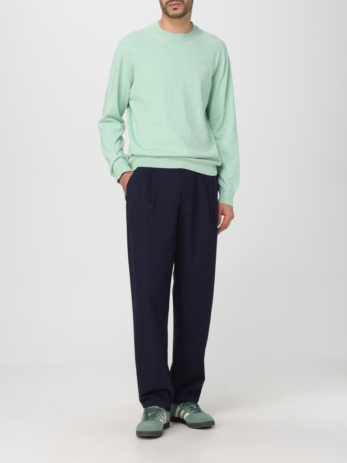 A.P.C. PULL: Pull homme A.P.C., Menthe - Img 2