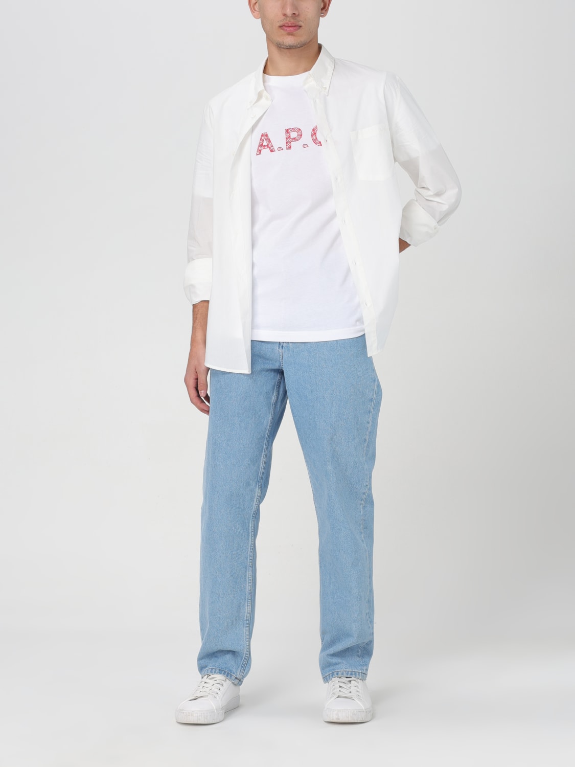 A.P.C. Tシャツ: Tシャツ メンズ A.P.C., レッド - Img 2