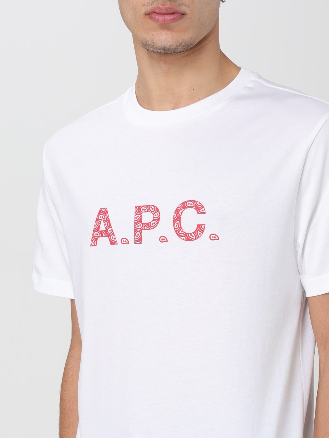 A.P.C. Tシャツ: Tシャツ メンズ A.P.C., レッド - Img 4