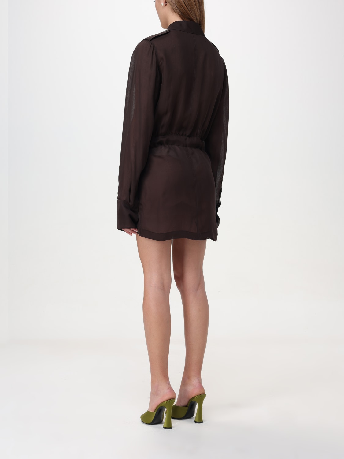 SAINT LAURENT DRESS: Dress woman Saint Laurent, Dark - Img 2