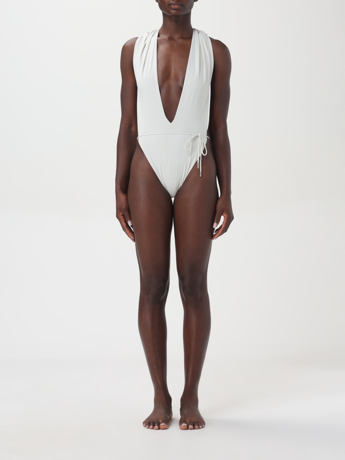 SAINT LAURENT SWIMSUIT: Swimsuit woman Saint Laurent, White - Img 1