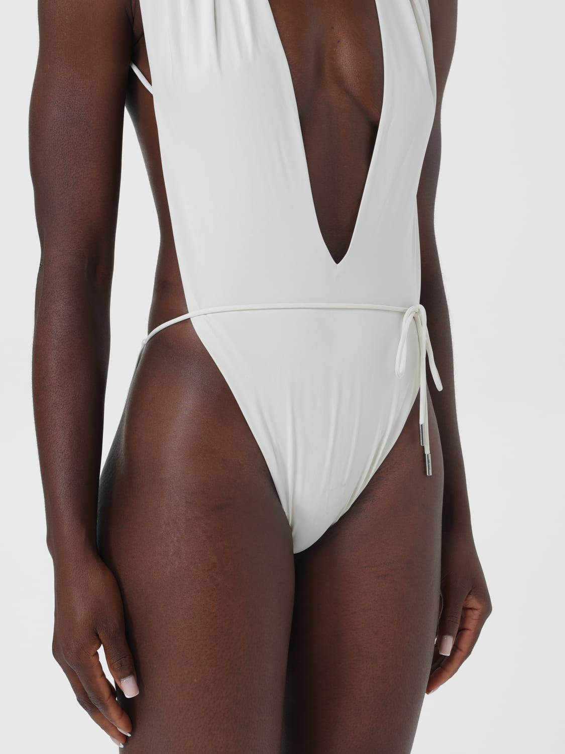 SAINT LAURENT SWIMSUIT: Swimsuit woman Saint Laurent, White - Img 4