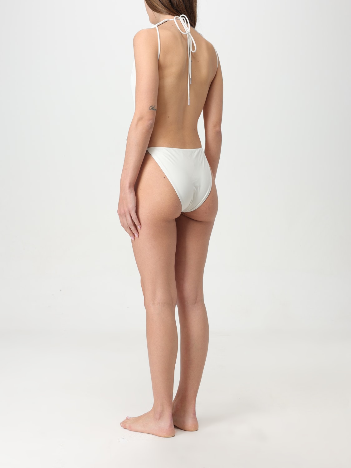 SAINT LAURENT SWIMSUIT: Swimsuit woman Saint Laurent, White - Img 2