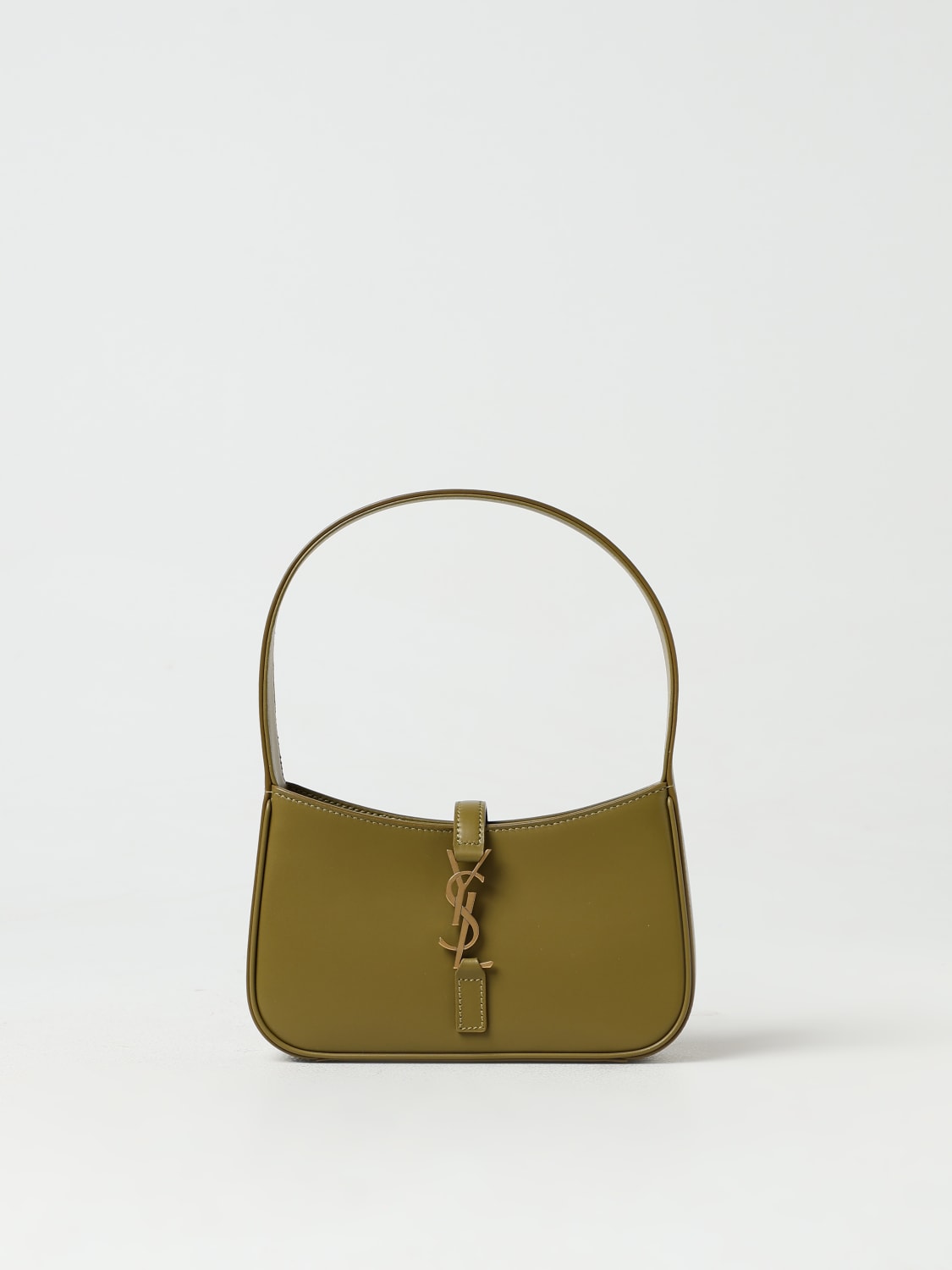 SAINT LAURENT MINI BAG: Shoulder bag woman Saint Laurent, Olive - Img 1