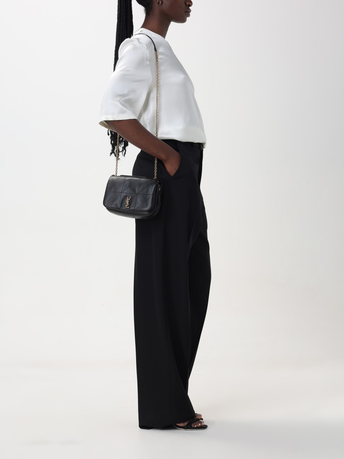 SAINT LAURENT MINI BAG: Shoulder bag woman Saint Laurent, Black - Img 2