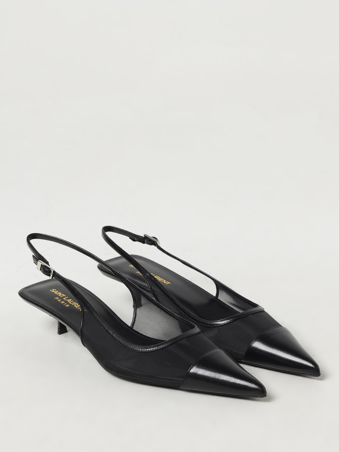 SAINT LAURENT HIGH HEEL SHOES: Shoes woman Saint Laurent, Black - Img 2