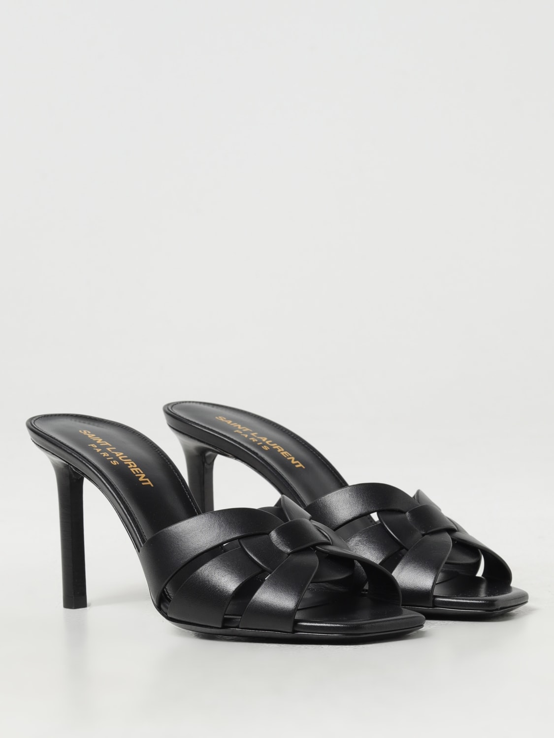 SAINT LAURENT SANDALIAS DE TACÓN: Zapatos mujer Saint Laurent, Negro - Img 2