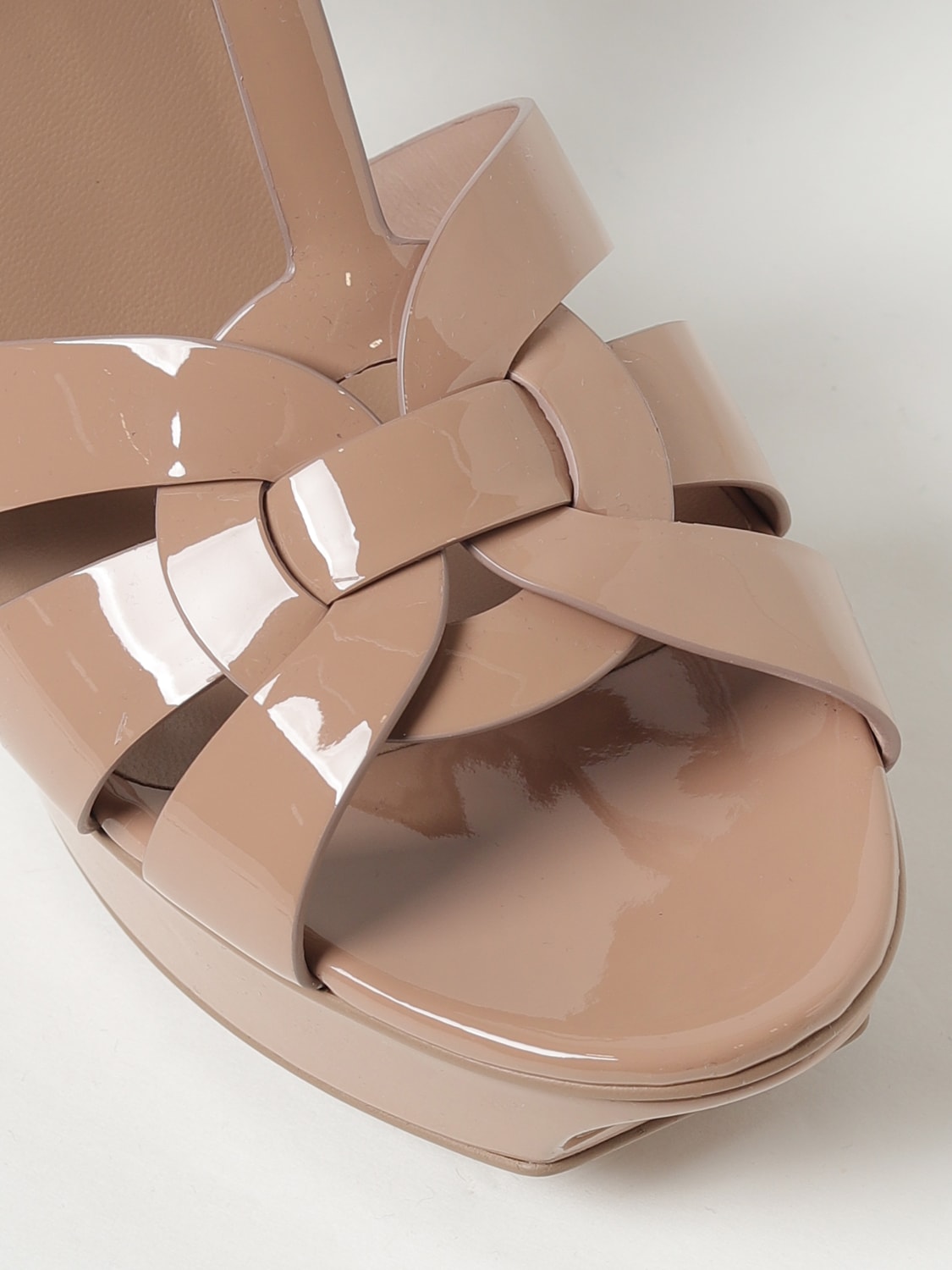 SAINT LAURENT HEELED SANDALS: Shoes woman Saint Laurent, Blush Pink - Img 4