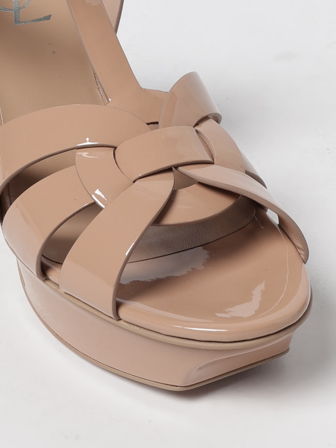 SAINT LAURENT HEELED SANDAL: Shoes woman Saint Laurent, Nude - Img 4