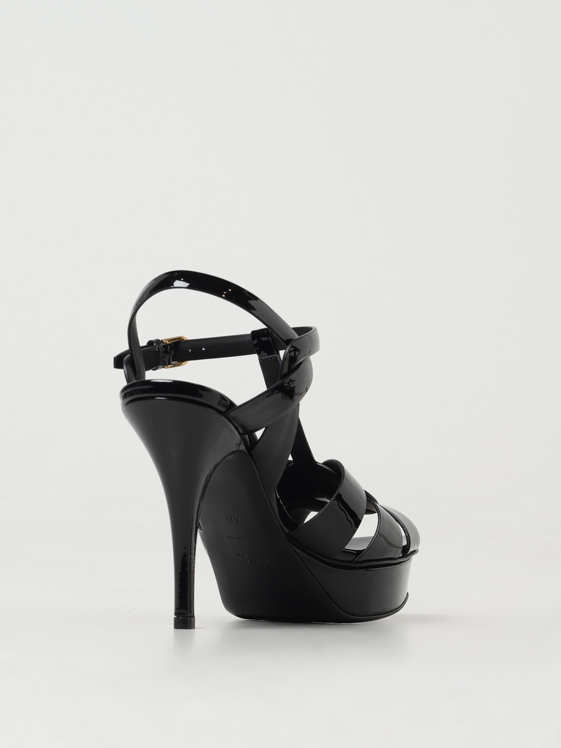 SAINT LAURENT HEELED SANDALS: Shoes woman Saint Laurent, Black - Img 3