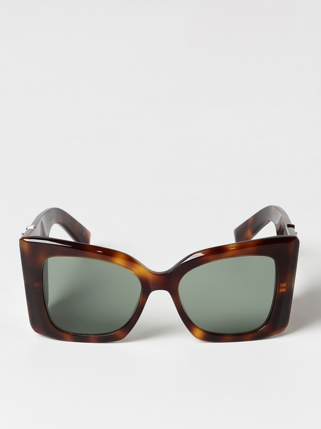 SAINT LAURENT OCCHIALI DA SOLE: Occhiali da sole SL M119 Blaze Saint Laurent in acetato , Marrone - Img 3