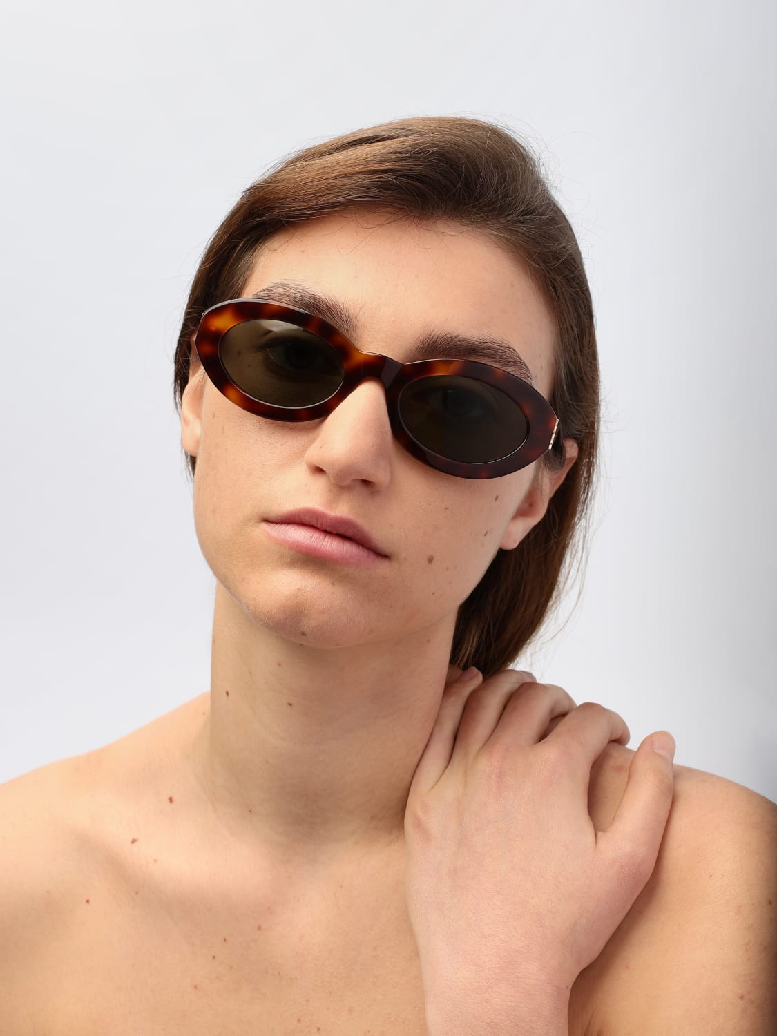 サングラス SAINT LAURENT Woman Sunglasses Brown 780255Y9956 2301 SAINT LAURENT: Sunglasses woman - Brown | Saint Laurent