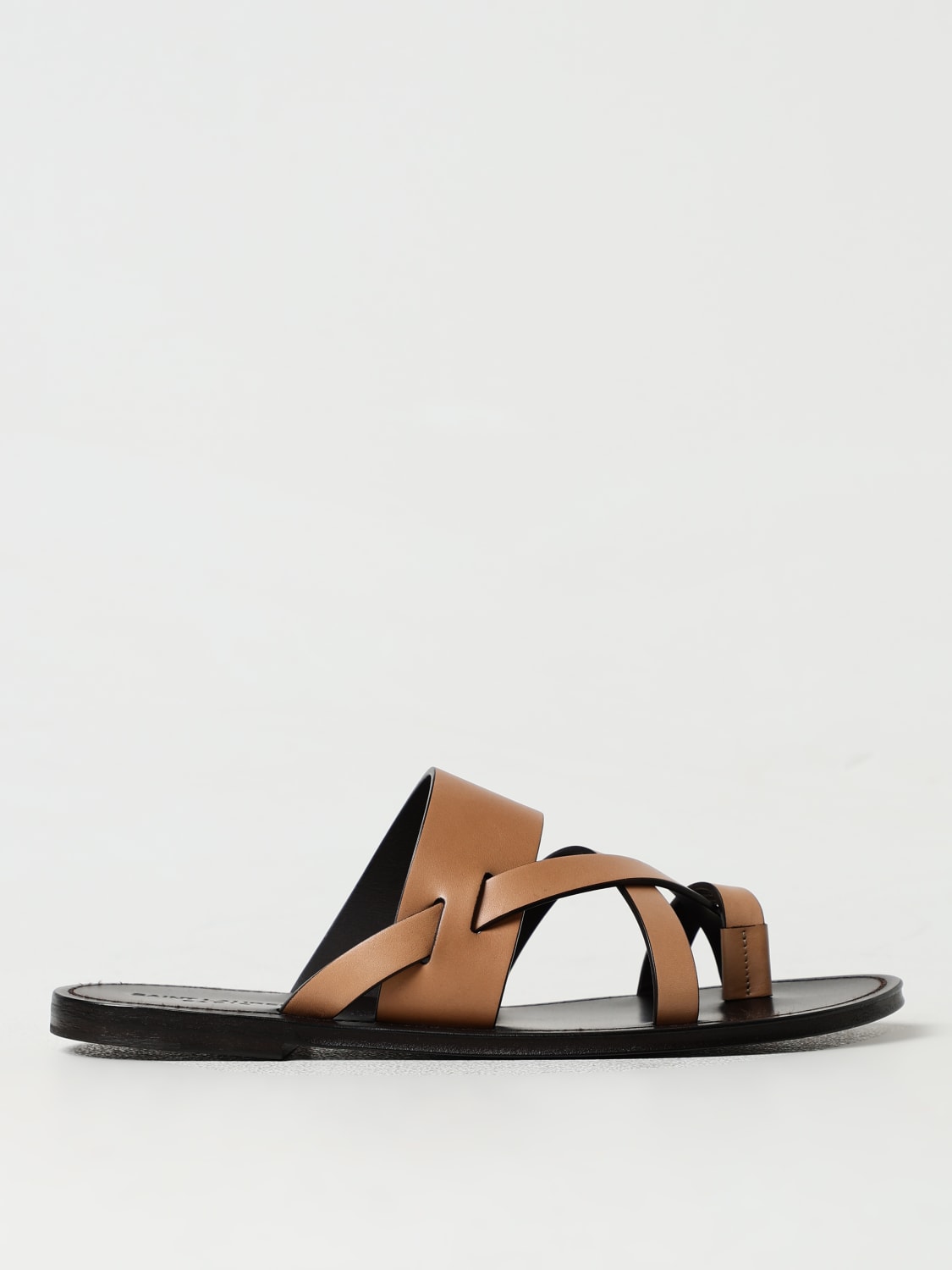 SAINT LAURENT SANDALS: Shoes men Saint Laurent, Leather - Img 1