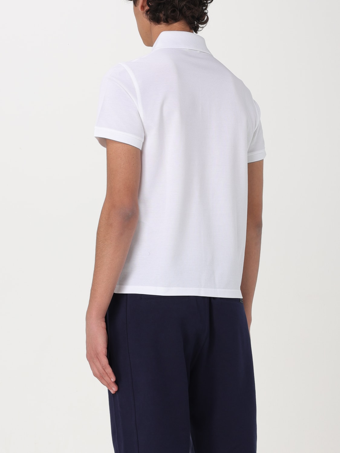 SAINT LAURENT POLO SHIRT: Polo shirt men Saint Laurent, White - Img 3