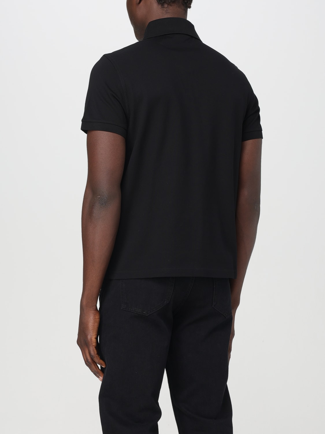 SAINT LAURENT POLO SHIRT: Polo shirt men Saint Laurent, Black - Img 3