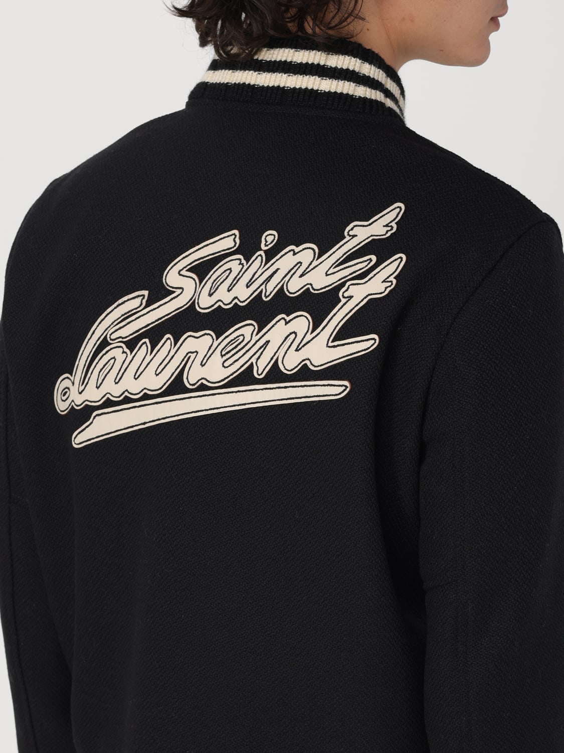 SAINT LAURENT JACKE: Jacke herren Saint Laurent, Schwarz - Img 5