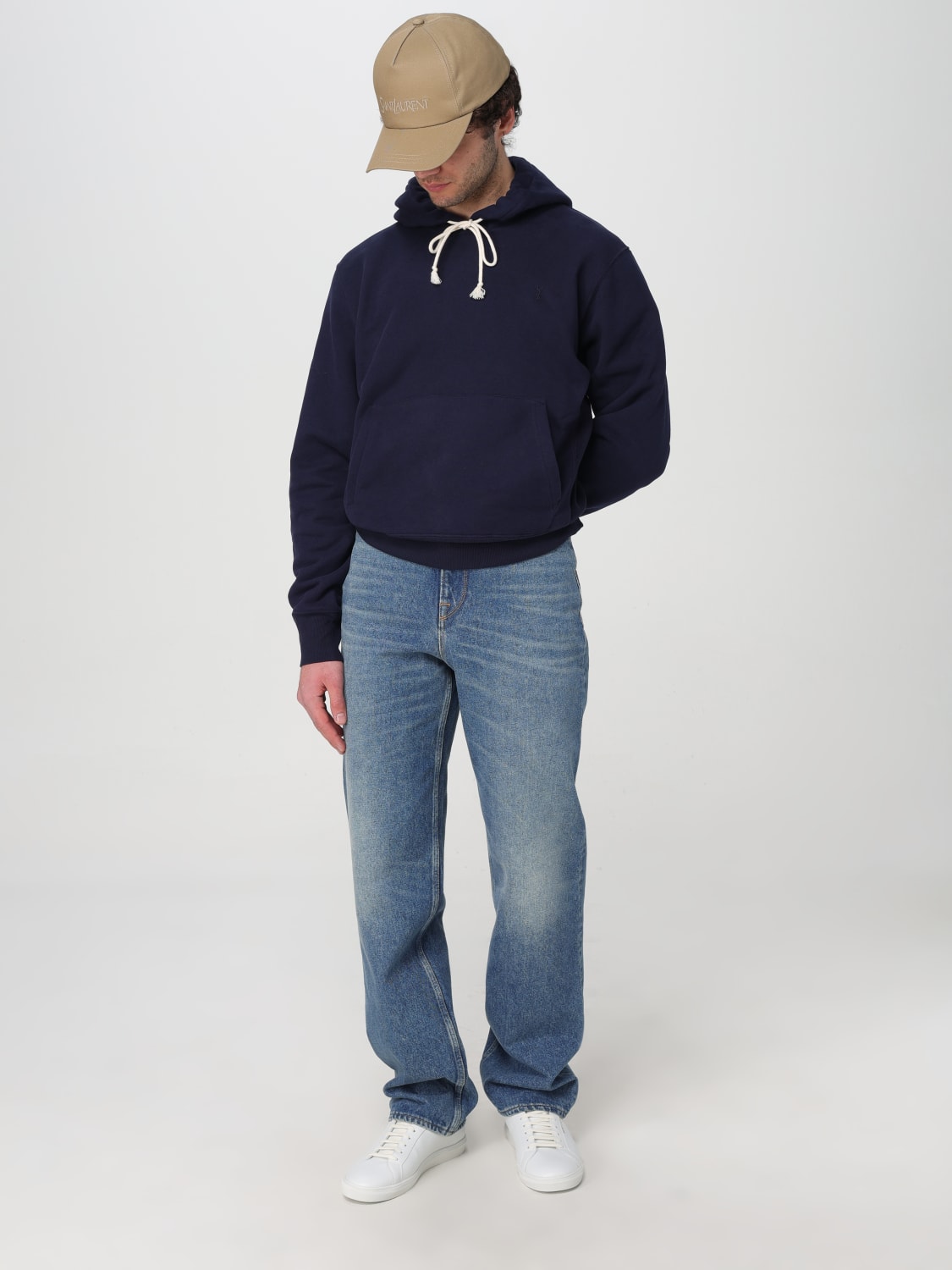 SAINT LAURENT SWEATSHIRT: Sweatshirt men Saint Laurent, Blue - Img 2