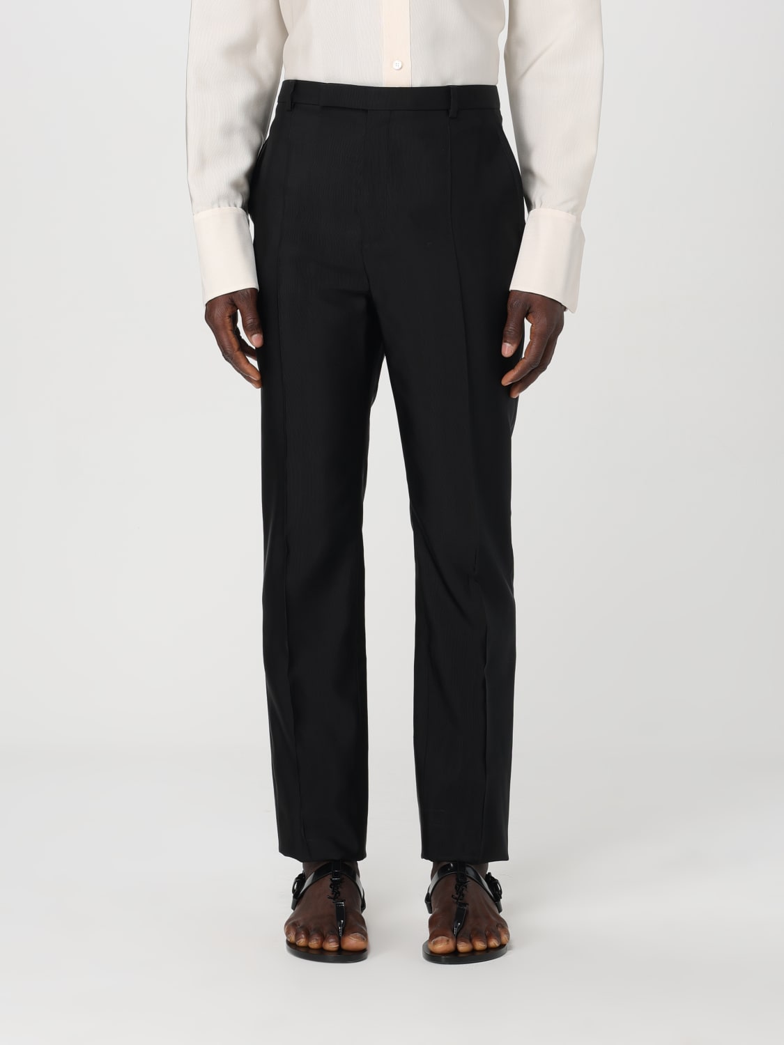 SAINT LAURENT PANTS: Pants men Saint Laurent, Black - Img 1