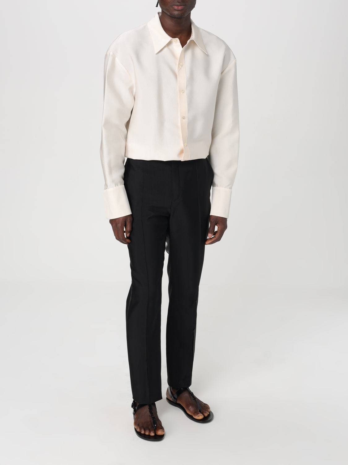 SAINT LAURENT PANTS: Pants men Saint Laurent, Black - Img 2