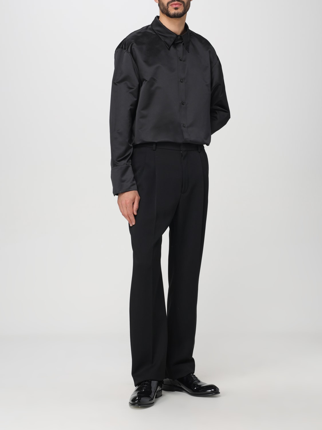 SAINT LAURENT PANTS: Pants men Saint Laurent, Black - Img 2