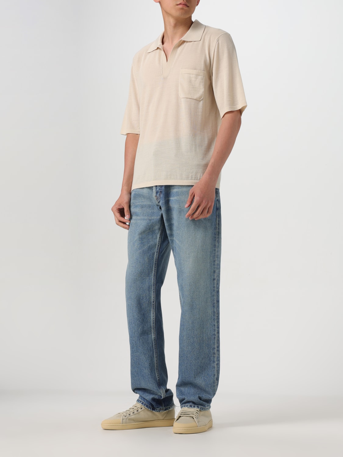 SAINT LAURENT JEANS: Jeans men Saint Laurent, Denim - Img 2