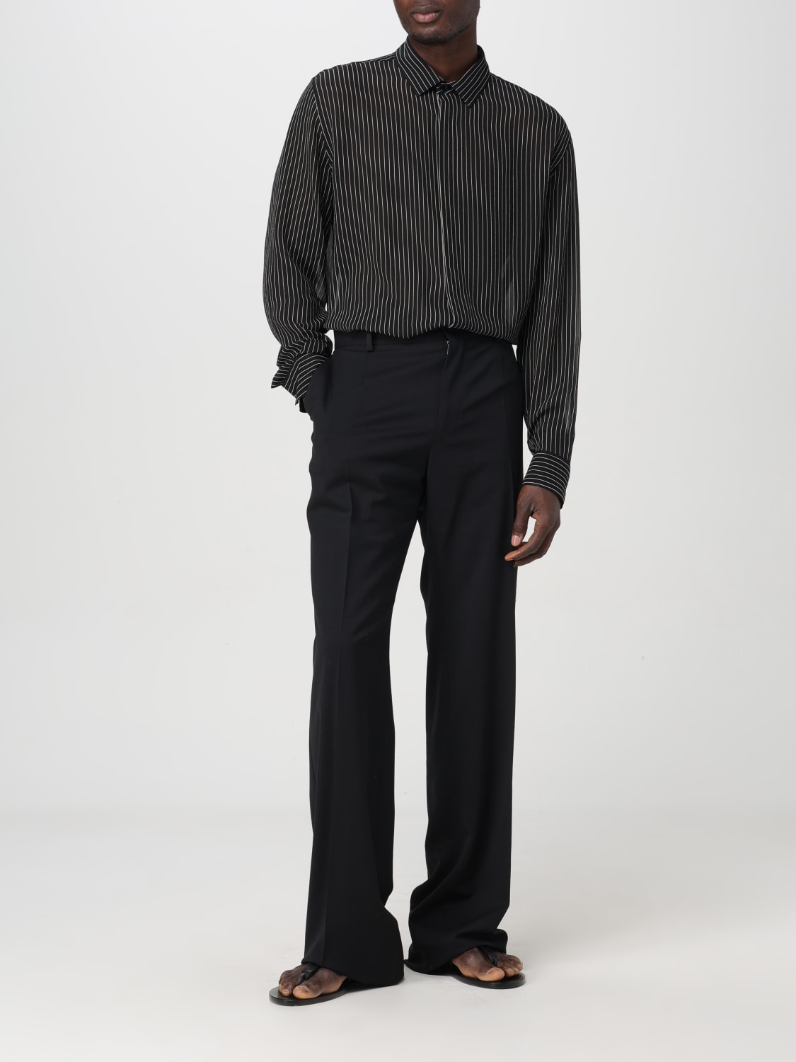 SAINT LAURENT SHIRT: Shirt men Saint Laurent, Black - Img 2