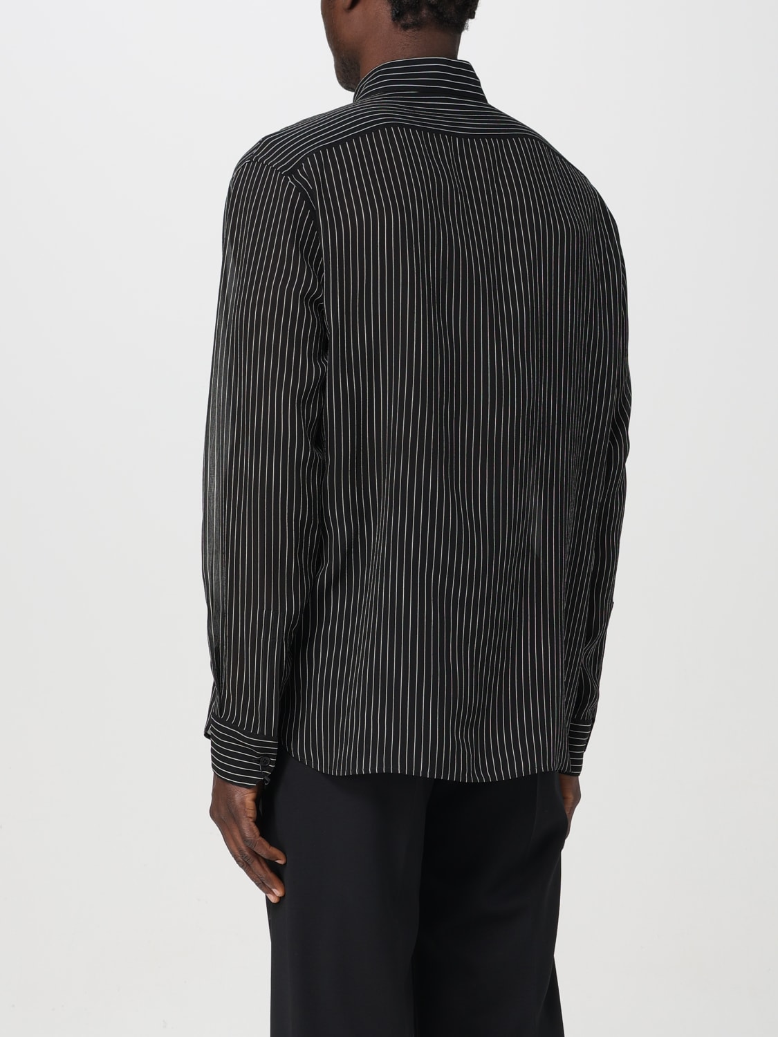 SAINT LAURENT SHIRT: Shirt men Saint Laurent, Black - Img 3