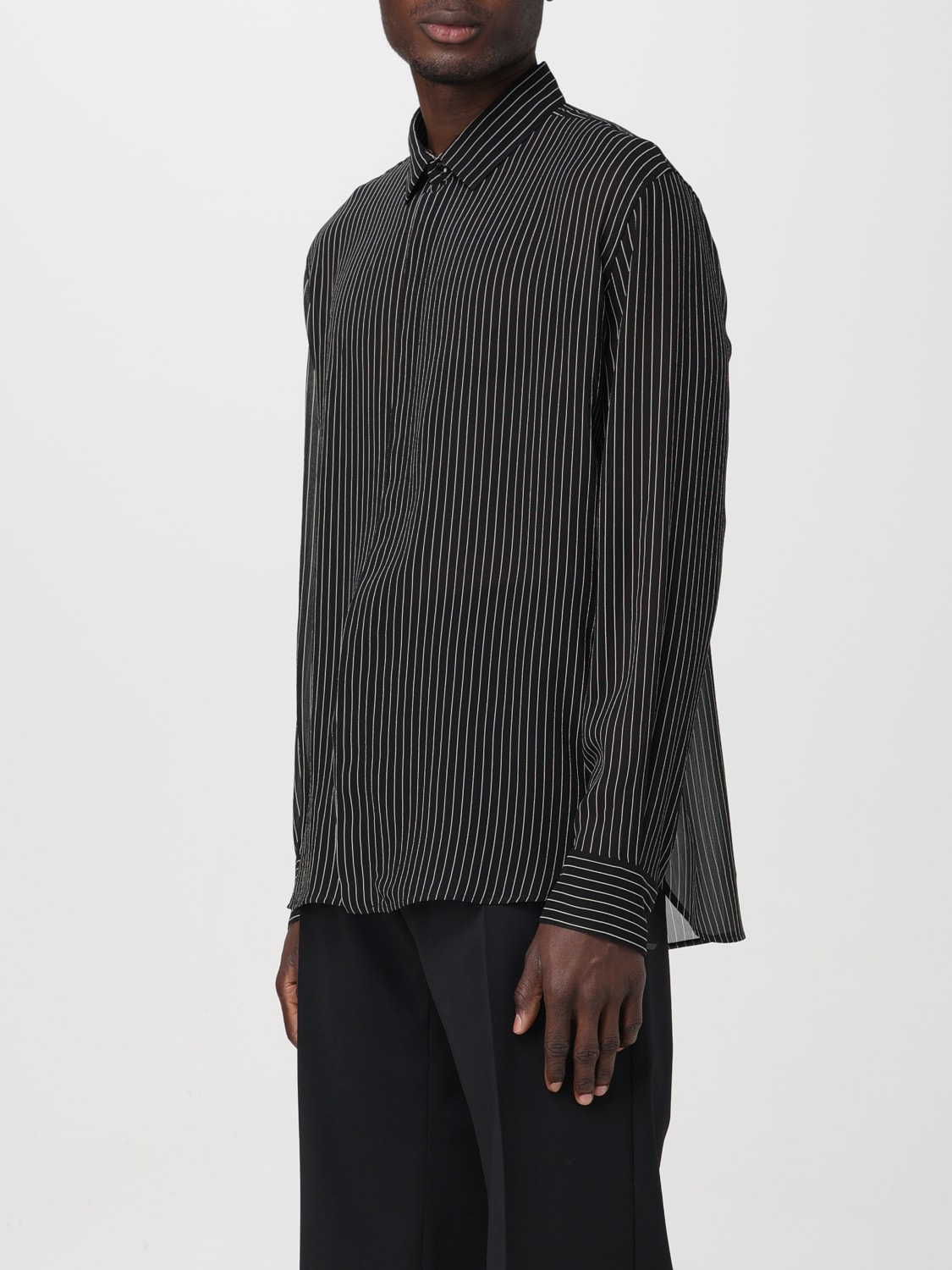 SAINT LAURENT SHIRT: Shirt men Saint Laurent, Black - Img 4