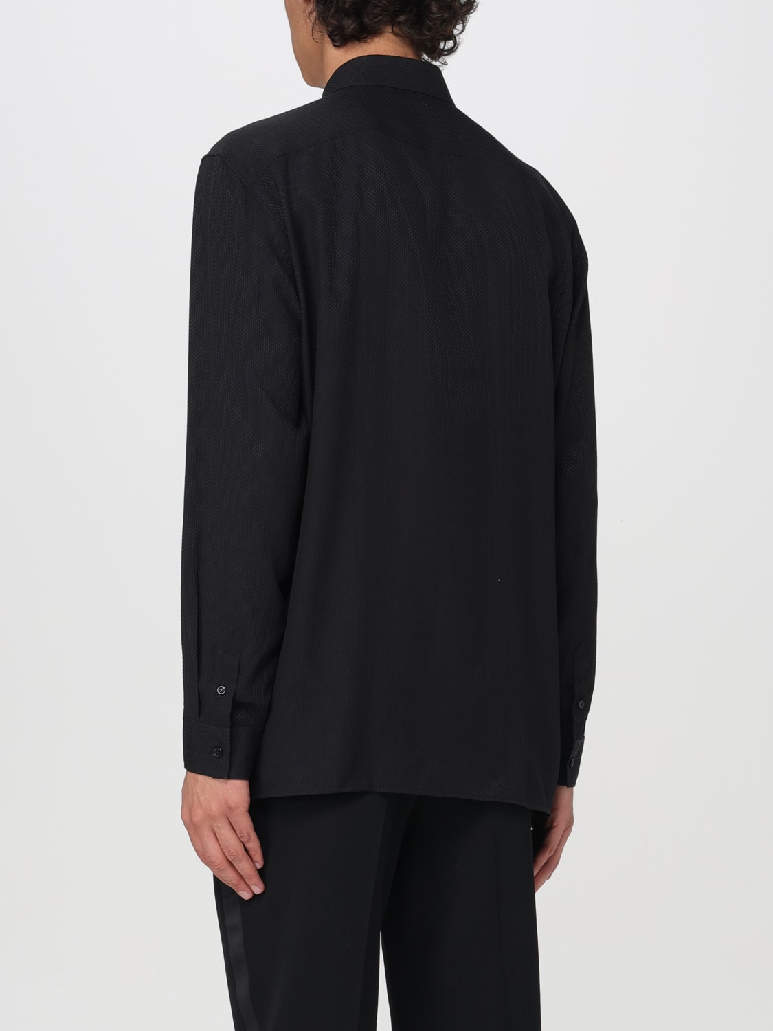 SAINT LAURENT SHIRT: Shirt men Saint Laurent, Black - Img 3