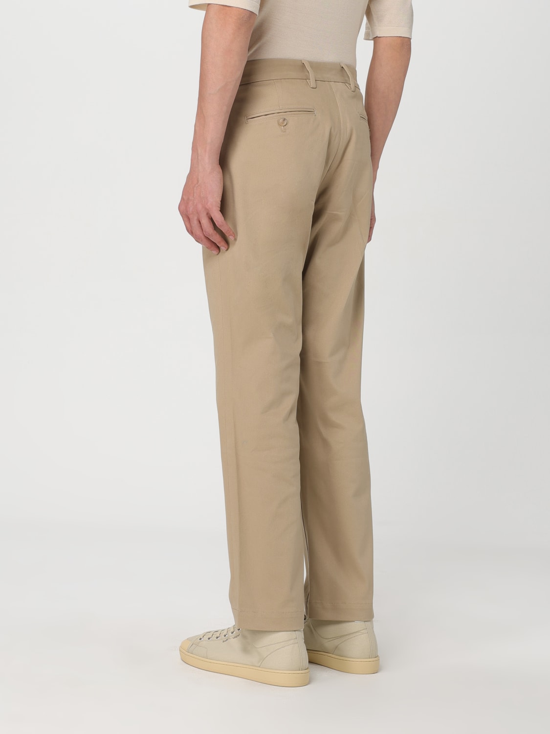 SAINT LAURENT PANTS: Pants men Saint Laurent, Beige - Img 3