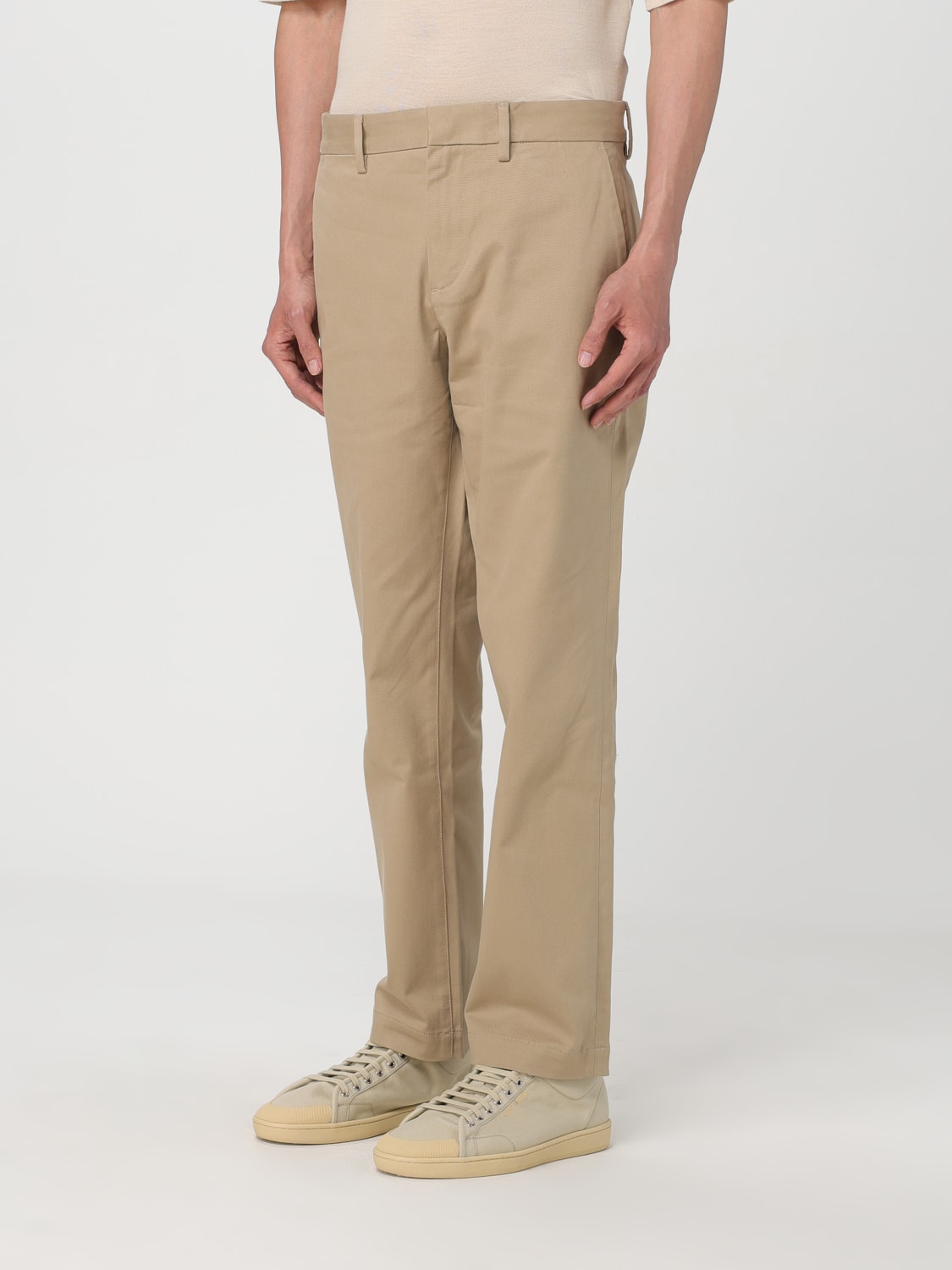 SAINT LAURENT PANTS: Pants men Saint Laurent, Beige - Img 4