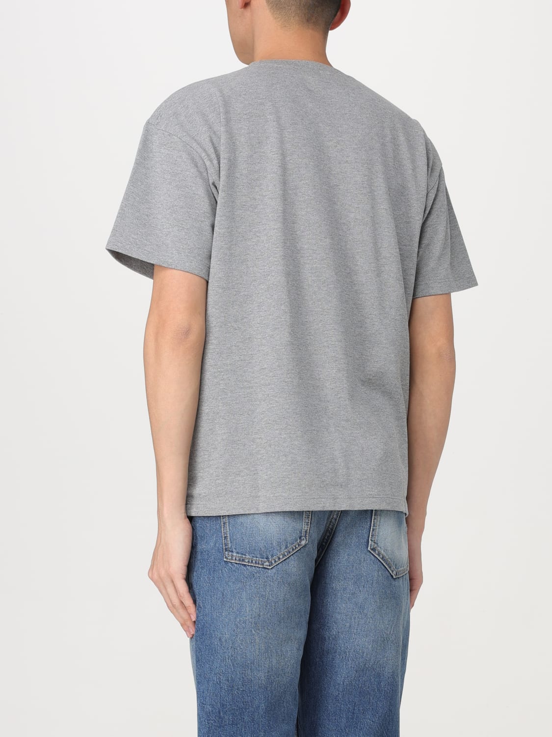 Tシャツ・カットソー SAINT LAURENT Men T-shirt Grey 781566Y37HC 1482 SAINT LAURENT: T-shirt men - Grey | Saint Laurent t-shirt