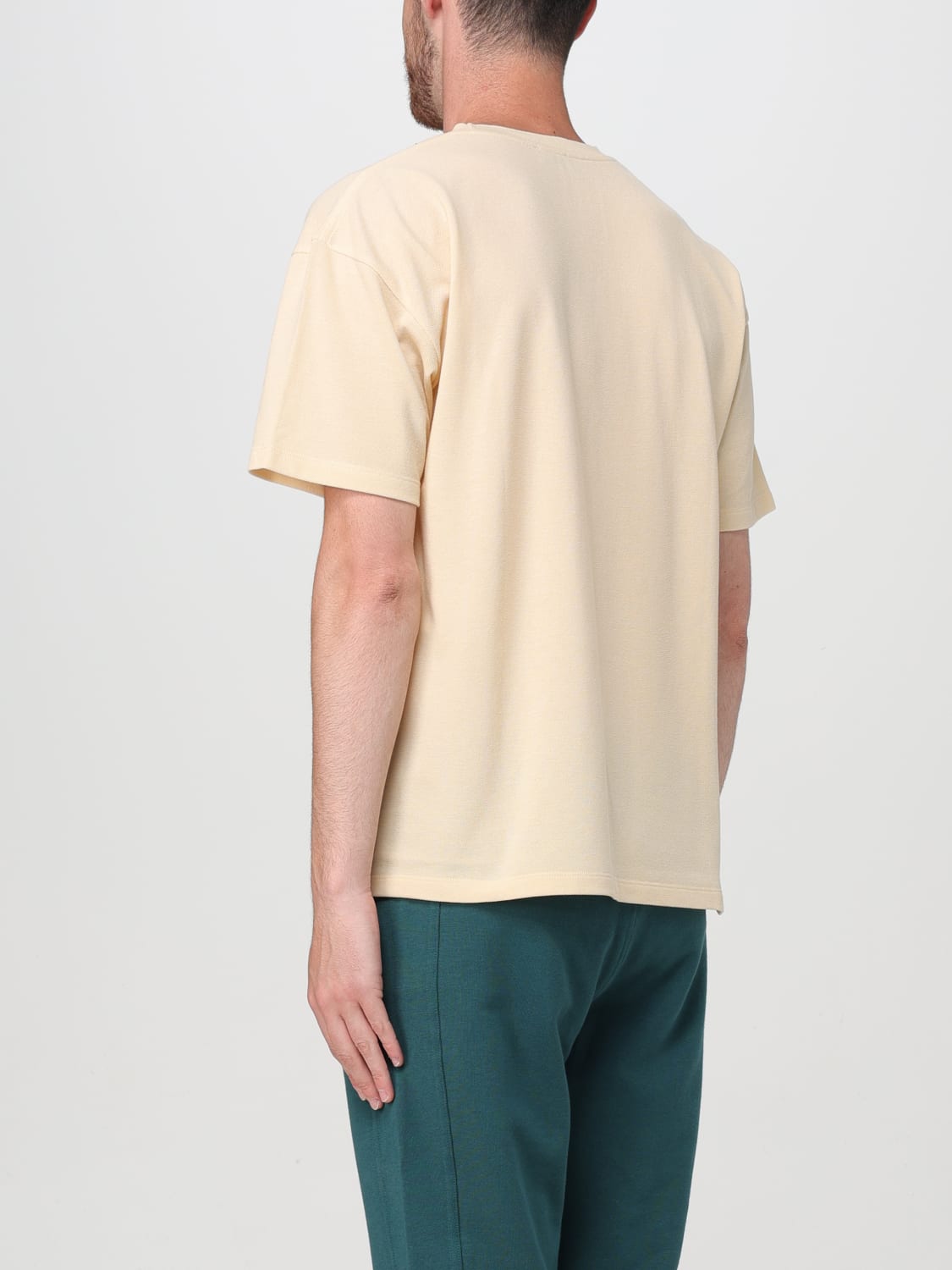 SAINT LAURENT T-SHIRT: T-shirt men Saint Laurent, Beige - Img 3