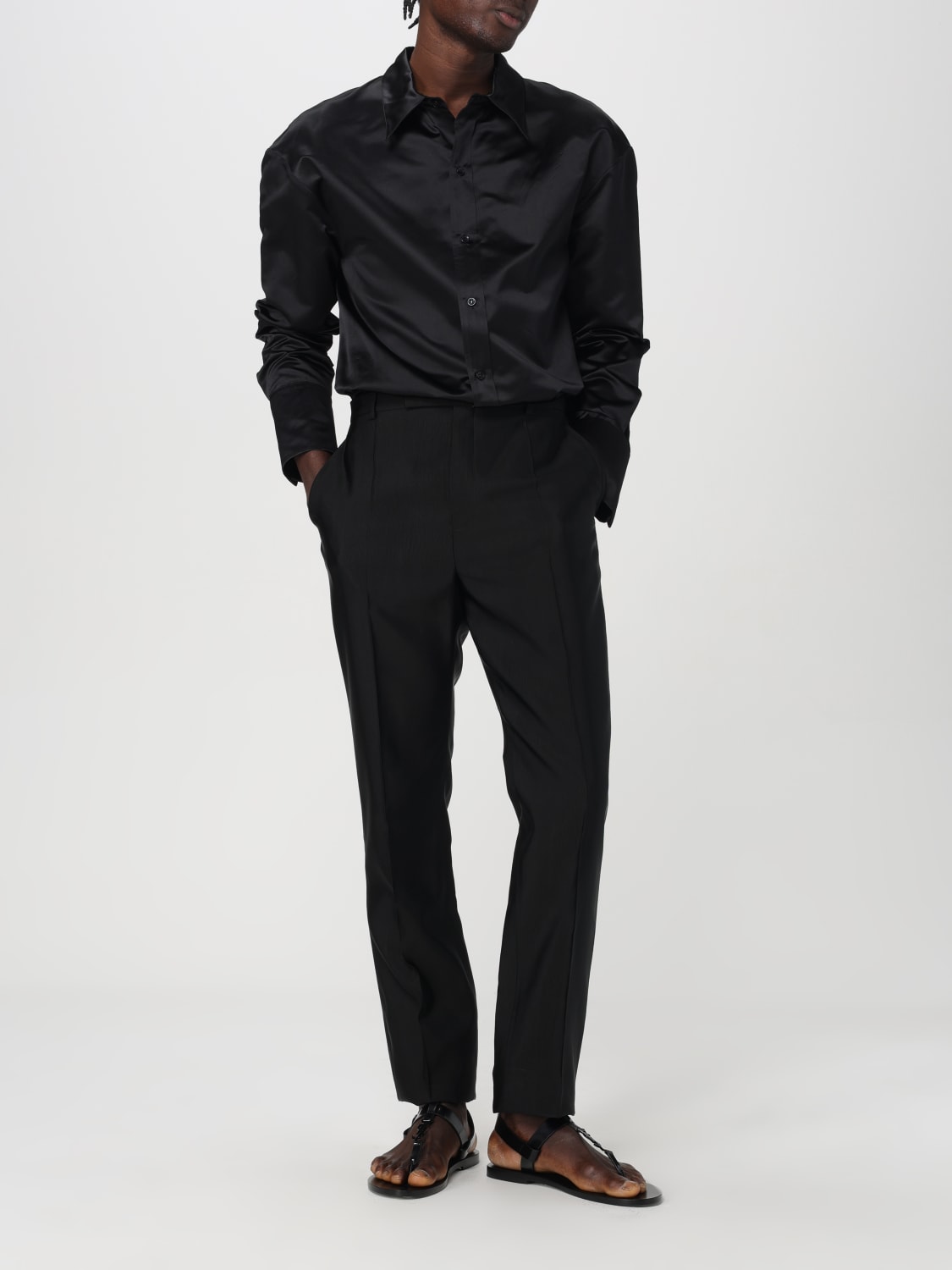 SAINT LAURENT SHIRT: Shirt men Saint Laurent, Black - Img 2