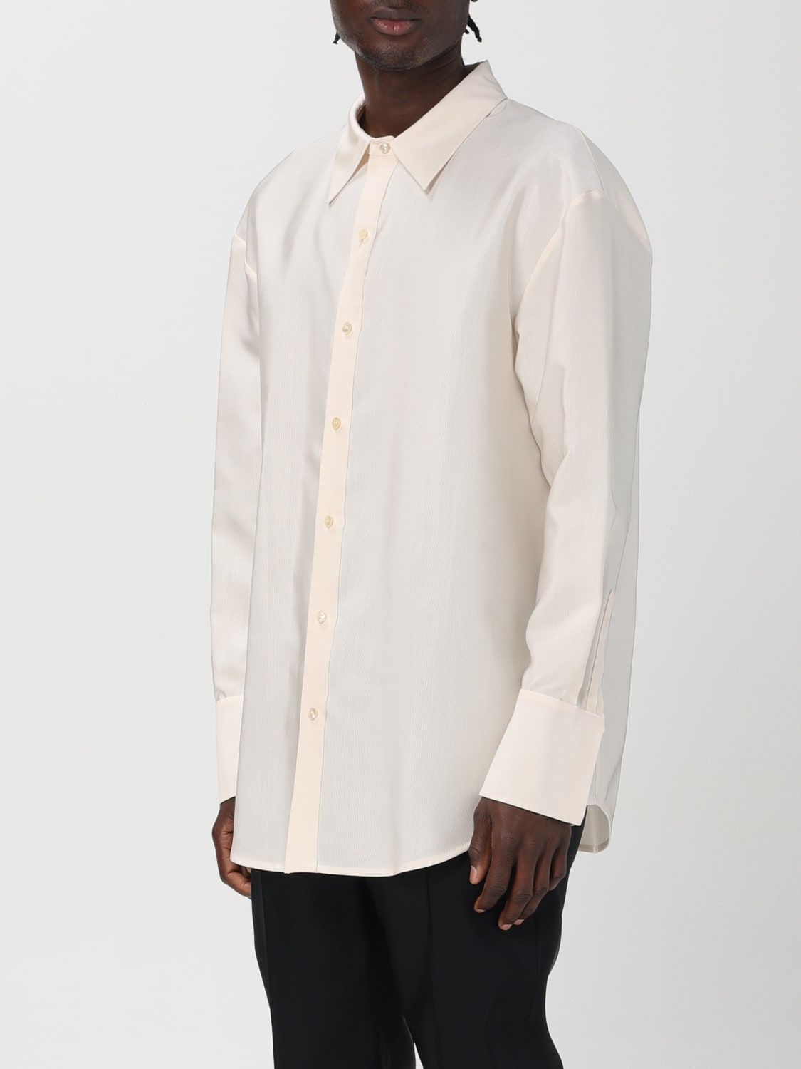 SAINT LAURENT SHIRT: Shirt men Saint Laurent, Natural - Img 4