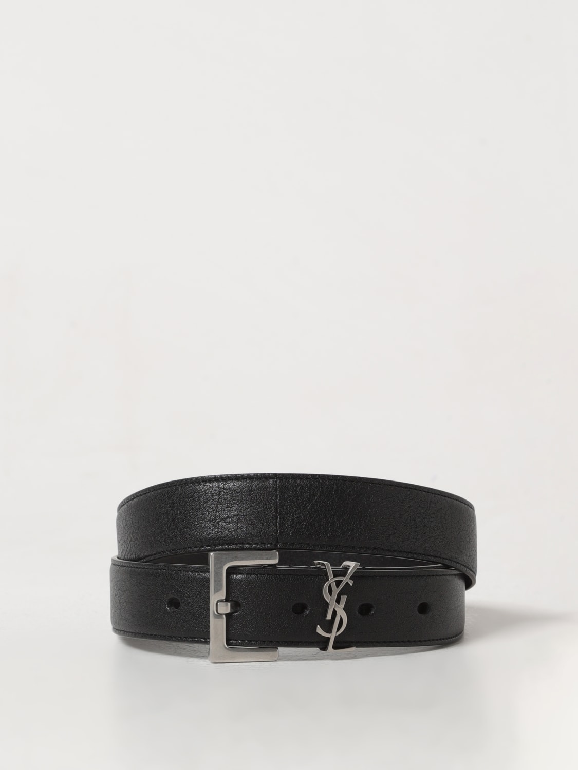 Men's saint laurent belt best sale