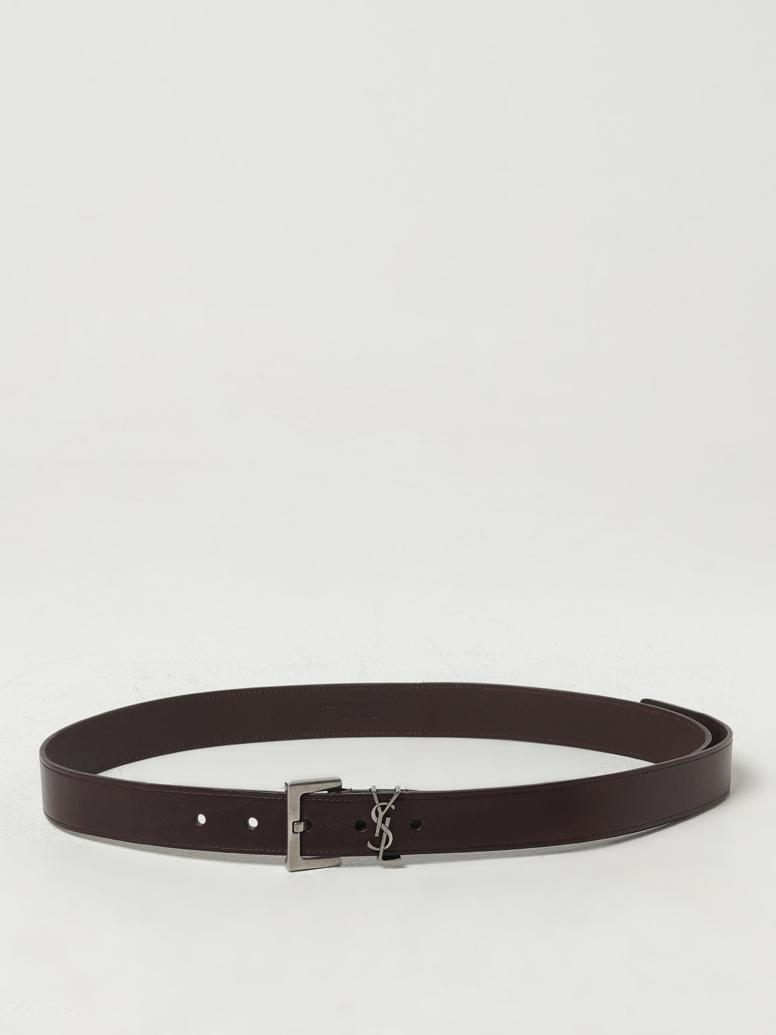 SAINT LAURENT CEINTURE: Ceinture homme Saint Laurent, Brun - Img 1