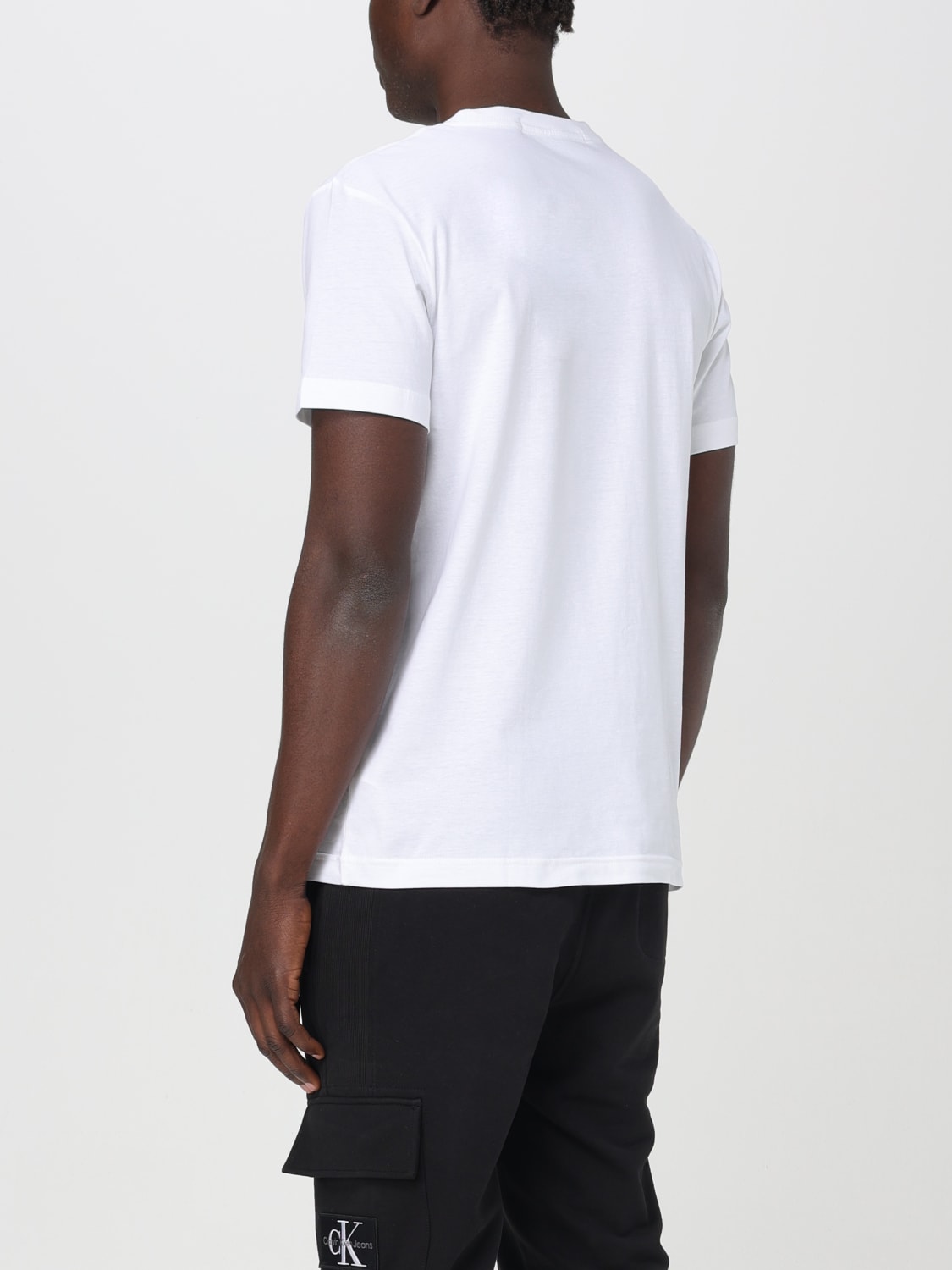 Ck white t shirt mens best sale