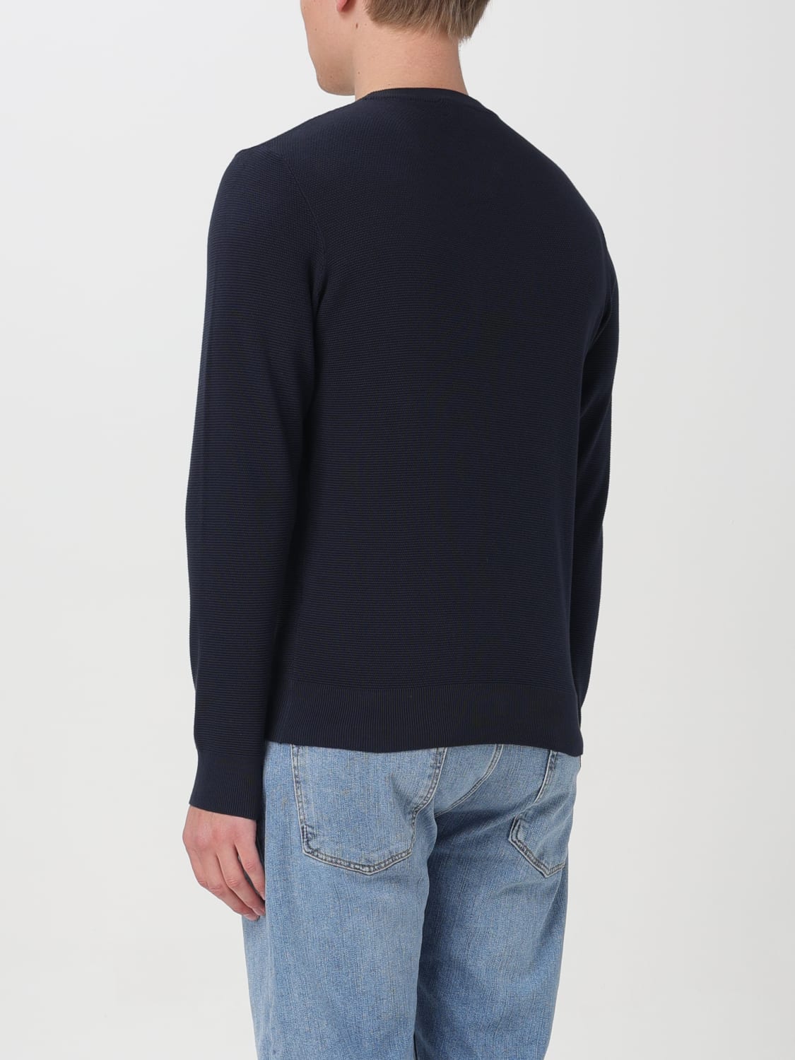 BROOKSFIELD: Sweater men - Navy | Brooksfield sweater 203FA021 online ...