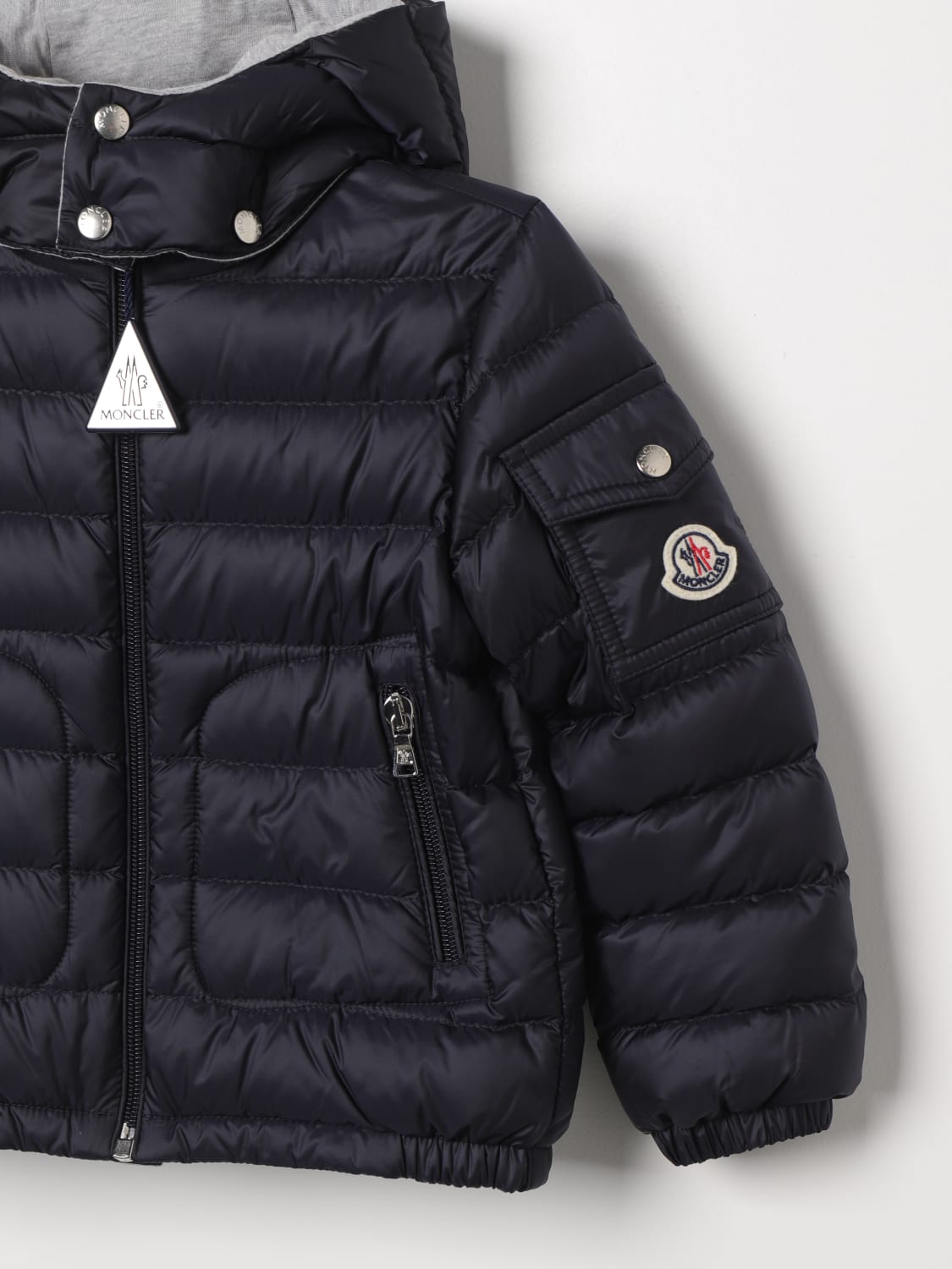 MONCLER: Jacket kids - Blue | Moncler jacket 1A00020595FE online at ...